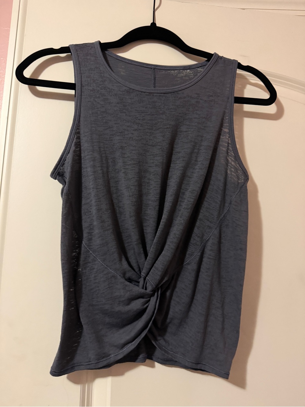 lululemon athletica Twist-Front Knot a Problem Tank Top - Charcoal Gray